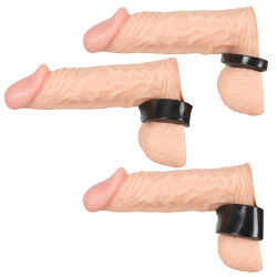 Rebel Men's Gear Kit de 3 Ballstretchers Stretching 25mm Noirs